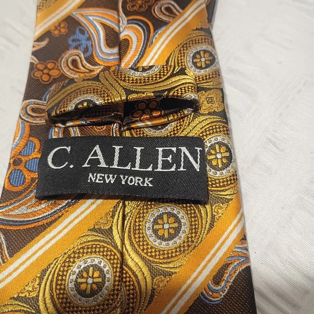 C.Allen Paisley Printed Mens Tie